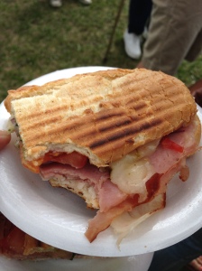 Starting the fest off right with a whole panini from Gili's 